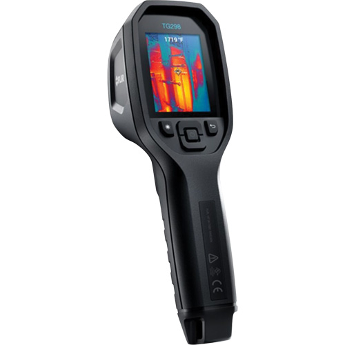 TG298 30:1 High Temperature Spot IR Thermal Imaging Camera with Bullseye Laser, 320 x 240 pixels, -25° - 1080°C (-130° - 1976°F), <70 mK Sécurité Médic