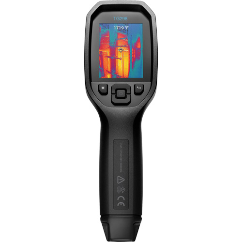 TG298 30:1 High Temperature Spot IR Thermal Imaging Camera with Bullseye Laser, 320 x 240 pixels, -25° - 1080°C (-130° - 1976°F), <70 mK Sécurité Médic
