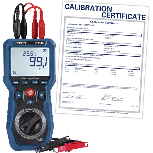 Cable Length Tester with Calibration Certificate Sécurité Médic