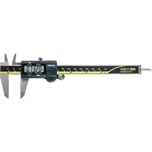 Absolute Digimatic Caliper, 0.0005" (0.01 mm) Resolution, 0 - 8" (0 - 200 mm) Range Sécurité Médic