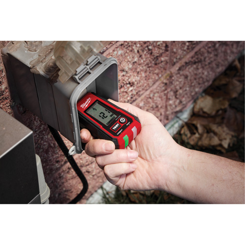 Voltage Detector with LED & GFCI Receptacle Tester Kit, 50 V - 1000 V, Display & Sound Alert Sécurité Médic