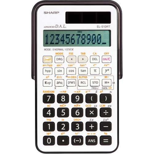 EL510RTB Scientific Calculator with 169 Functions Sécurité Médic