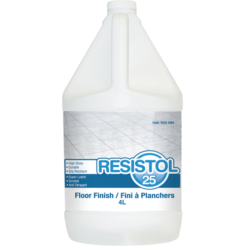 Finis pour planchers Resistol 25, 4 L, Cruche Sécurité Médic