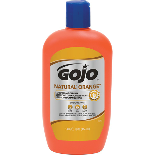Nettoyant &agrave; mains Natural Orange, Cr&egrave;me, 414 ml, Bouteille, Agrumes/Orange Sécurité Médic