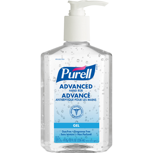 Advanced Hand Sanitizer, 236 ml, Pump Bottle, 70% Alcohol Sécurité Médic