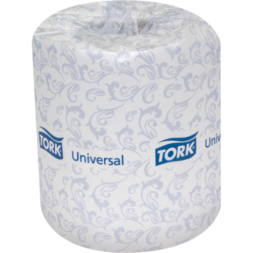 Universal Toilet Paper, 2 Ply, 500 Sheets/Roll, 156.25' Length, White Sécurité Médic