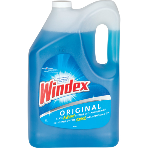 Windex&reg; Glass Cleaner Refill, 5 L, Jug Sécurité Médic