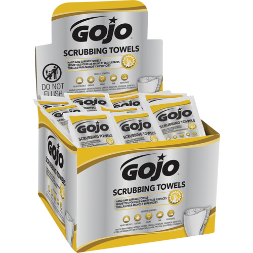 Scrubbing Towels, 80 Wipes, 12-1/4" x 10-1/2" Sécurité Médic