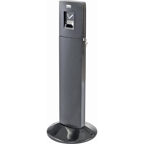 Metropolitan Smokers' Station, Free-Standing, Stainless Steel, 1.6 US gal. Capacity, 42-4/5" Height Sécurité Médic
