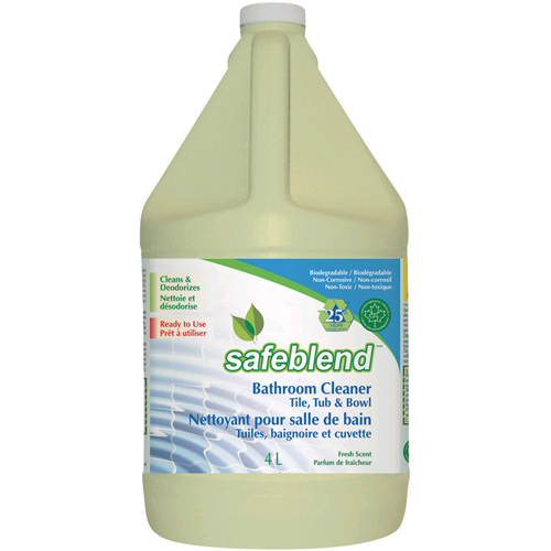 Multi-Purpose Ready-to-Use Bathroom Cleaner, 4 L/4.0 L, Jug Sécurité Médic