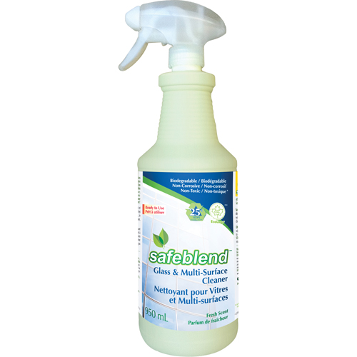 Nettoyant sans parfum pour verre & surfaces, 950 ml, Bouteille &agrave; g&acirc;chette Sécurité Médic