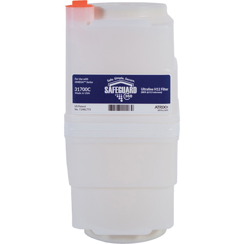 Portable SafeGuard 360 Vacuum Filter, Cartridge, Fits 1 US gal. Sécurité Médic