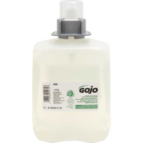 FMX-20 Green Certified Hand Soap, Foam, 2 L, Unscented Sécurité Médic