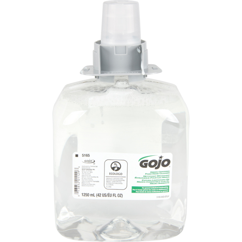 Savon pour les mains certifi&eacute; vert TFX, Mousse, 1250 ml, Sans parfum Sécurité Médic