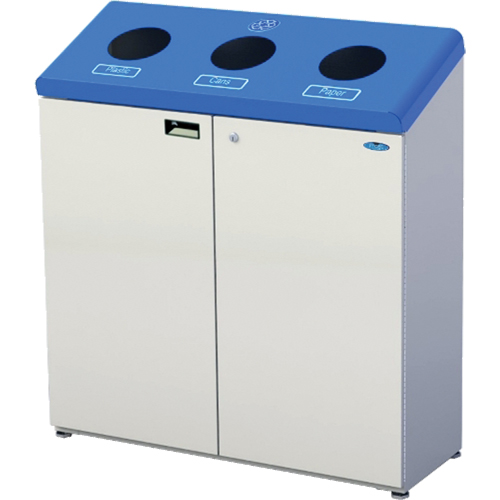 Stations de recyclage autonomes, Vrac, Acier, 53,1 gal. US Sécurité Médic