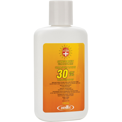 &eacute;cran solaire Shield, FPS 30, Lotion Sécurité Médic