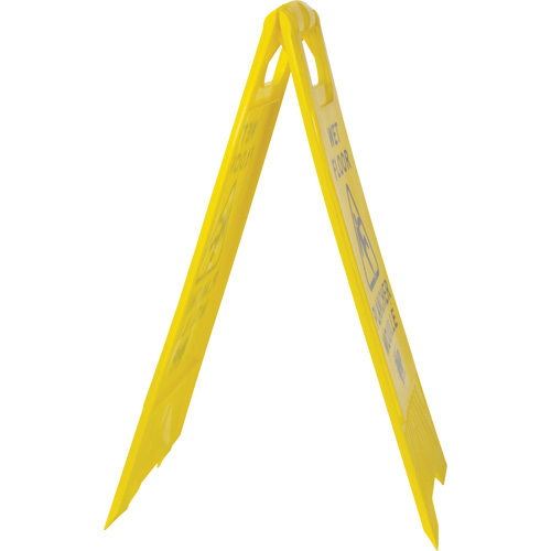 Panneau d'avertissement "Plancher mouill&eacute;", Bilingue avec pictogramme Sécurité Médic