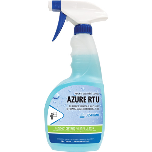 Nettoyant pour verre et fen&ecirc;tres Azure, 750 ml, Bouteille &agrave; g&acirc;chette Sécurité Médic