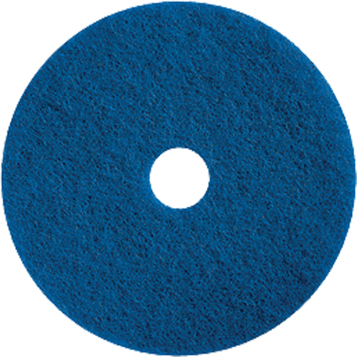 Floor Maintenance Pads, 15", Cleaning/Scrubbing, Blue Sécurité Médic