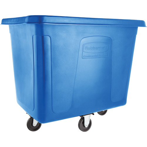 Chariot cubique, Plastique recycl&eacute; noir, 38" lo x 26" la x 28" h, Volume 8 pi³, Capacit&eacute; 300 lb Sécurité Médic