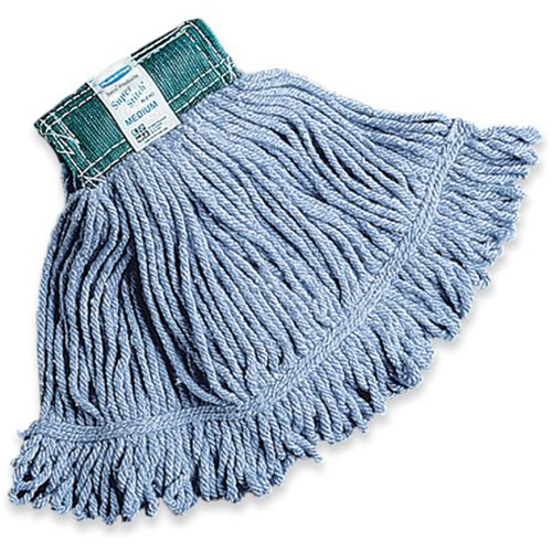 Vadrouille mouill&eacute;e Super Stitch, Finition de plancher, Coton/Fil, 15,7 oz, Style Boucle Sécurité Médic