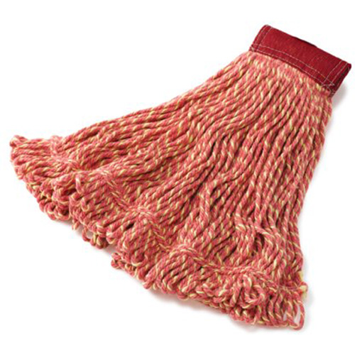 Super Stitch Wet Mop, Floor Finishing, Cotton/Yarn, 21 oz., Loop Style Sécurité Médic