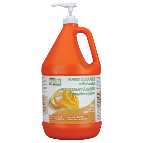 Nettoyant pour les mains &agrave; l'orange, Pierre ponce, 3,6 L, Cruche, Orange Sécurité Médic