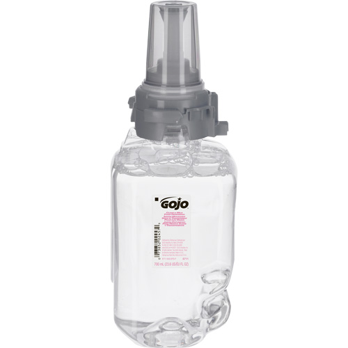 Savon pour les mains doux & clair pour distributeur ADX-7 de GOJO, Mousse, 700 ml, Sans parfum Sécurité Médic