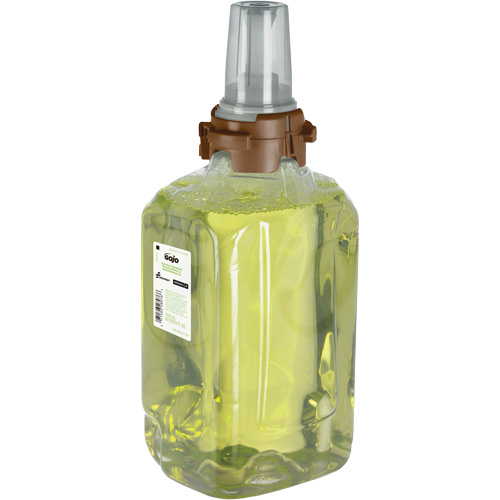 Savon mousse de douche et pour les mains pour distributeur ADX-12 de GOJO, 1250 ml, Gingembre et agrumes, Cartouche en plastique Sécurité Médic
