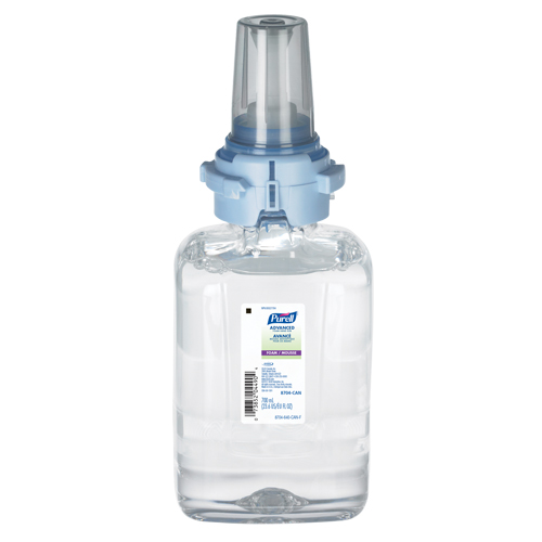 D&eacute;sinfectant pour les mains avanc&eacute; en mousse ADX-7, 700 ml, Cartouche de recharge, 70 % alcool Sécurité Médic