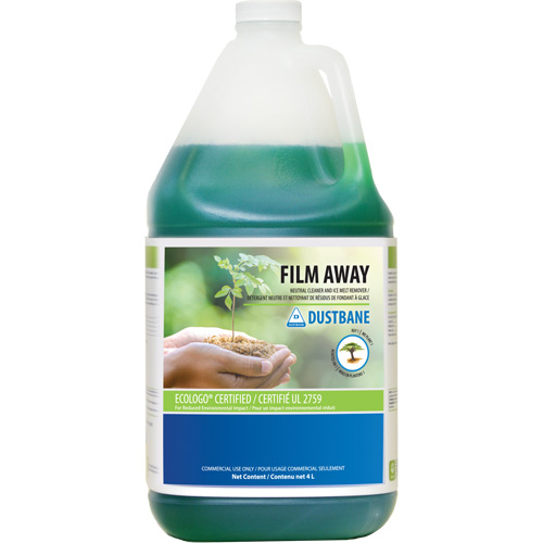 Film Away Neutral Detergent and Ice Melt Remover, Jug, 4 L Sécurité Médic