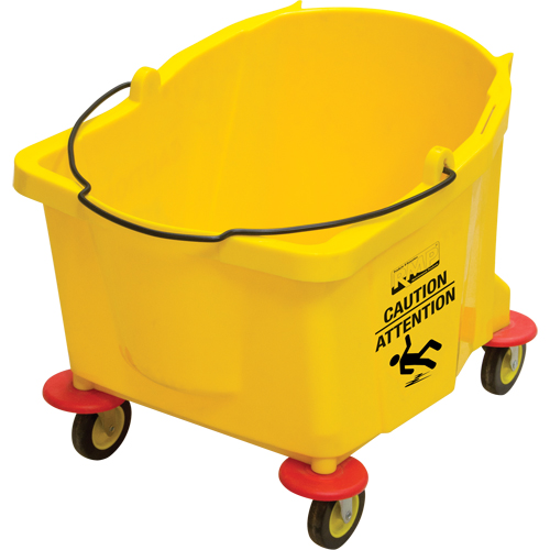 Mop Bucket, 9.5 US Gal. (38 qt.) Capacity, Yellow Sécurité Médic