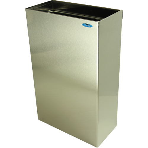 Wall Mounted Waste Receptacles, Stainless Steel, 11 US gal. Sécurité Médic