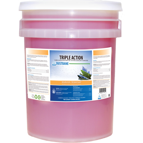 Nettoyant et d&eacute;graissant d&eacute;sinfectant Triple Action, 20 L, Seau Sécurité Médic