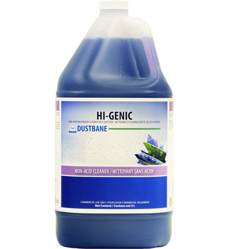 Hi-Genic Bathroom Cleaner & Sanitizer, 5 L, Jug Sécurité Médic