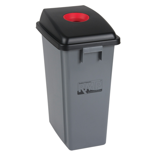 Bac &agrave; d&eacute;chets et de recyclage, Plastique, 16 gal. US Sécurité Médic