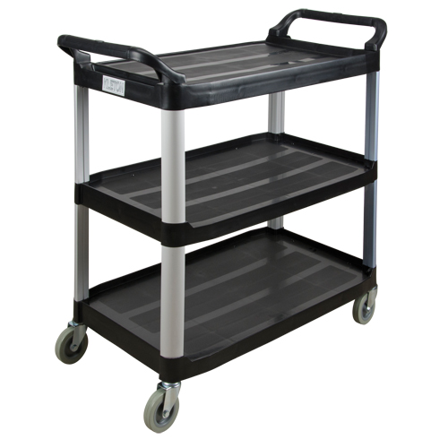Utility Cart, 3 Tiers, 19-3/4" x 37-1/2" x 40-1/4", 250 lbs. Capacity Sécurité Médic