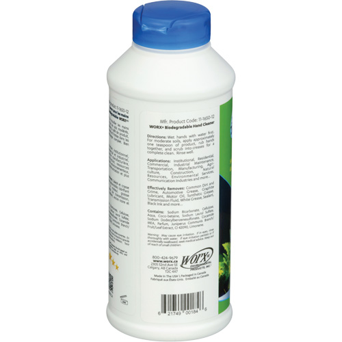 Biodegradable Hand Cleaner, Powder, 0.406 lbs., Bottle, Scented Sécurité Médic