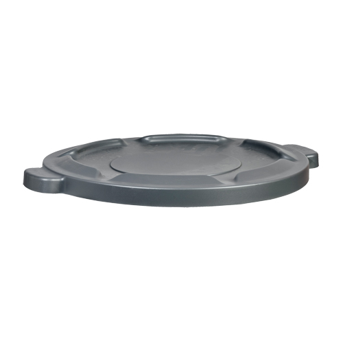 32 Gal Waste Container Lid, Flat Lid, Plastic/Polyethylene, Fits Container Size: 22" Dia. Sécurité Médic