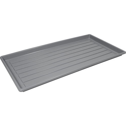 Plateau pour bottes/chaussures humides, Plastique, Gris, 27" lo x 14" la Sécurité Médic