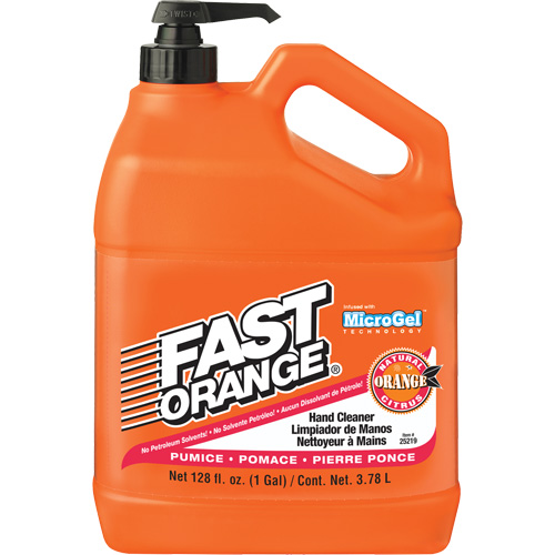 Hand Cleaner, Pumice, 3.78 L, Pump Bottle, Fresh Scent Sécurité Médic