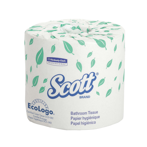 Papier hygi&eacute;nique Scott, 1 Pli, 550 Feuilles/Rouleu, Longueur 403', Blanc Sécurité Médic