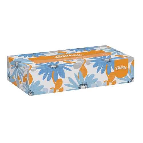 Papier-mouchoir Kleenex, 2 pli, 8" lo x 8-1/2" la, 125 feuilles/boîte Sécurité Médic