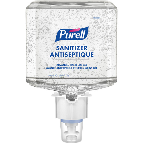 ES6 Advanced Hand Sanitizer Gel, 1200 ml, Cartridge Refill, 70% Alcohol Sécurité Médic