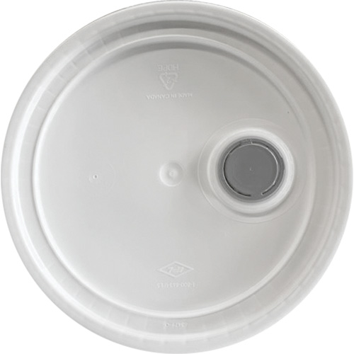 Seau avec couvercle, Plastique, 5,25 gal. Sécurité Médic