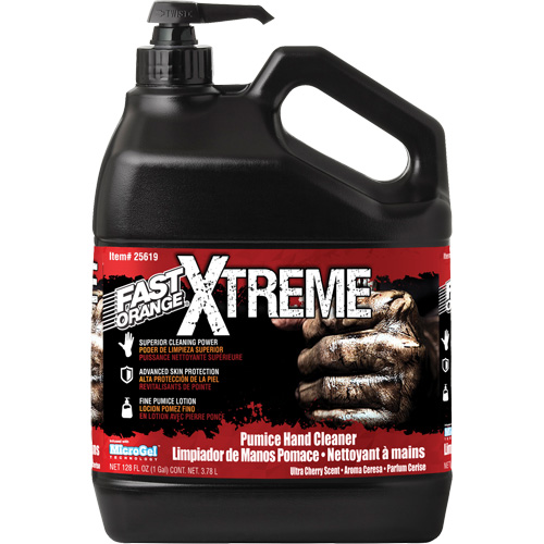 Xtreme Professional Grade Hand Cleaner, Pumice, 3.78 L, Pump Bottle, Cherry Sécurité Médic