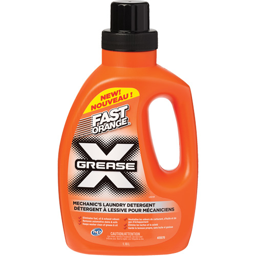 Grease X Laundry Detergent, Jug Sécurité Médic