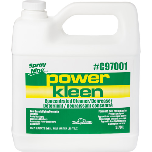 Power Kleen Parts Wash Cleaner, 4 L, Jug Sécurité Médic