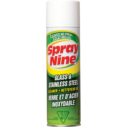 Glass & Stainless Cleaner, 600 g, Aerosol Can Sécurité Médic