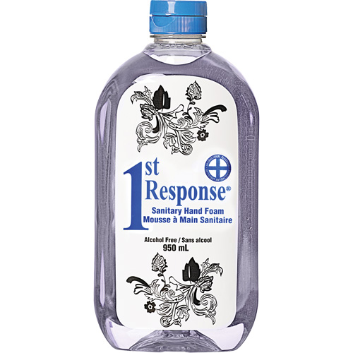 Mousse nettoyante pour les mains 1st Response, Liquide, 950 ml, Bouteille, Sans parfum Sécurité Médic